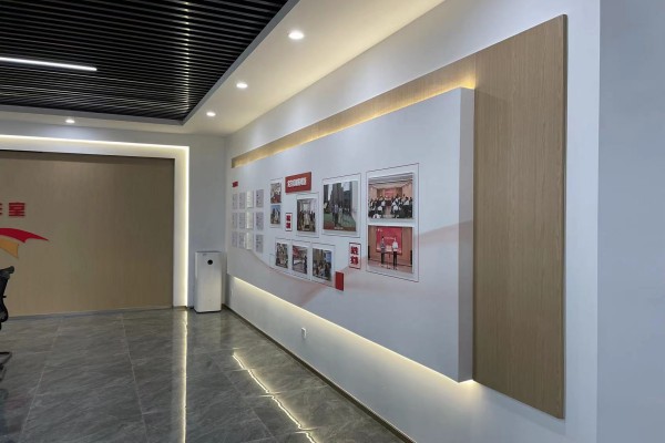 室内多层立体文化墙